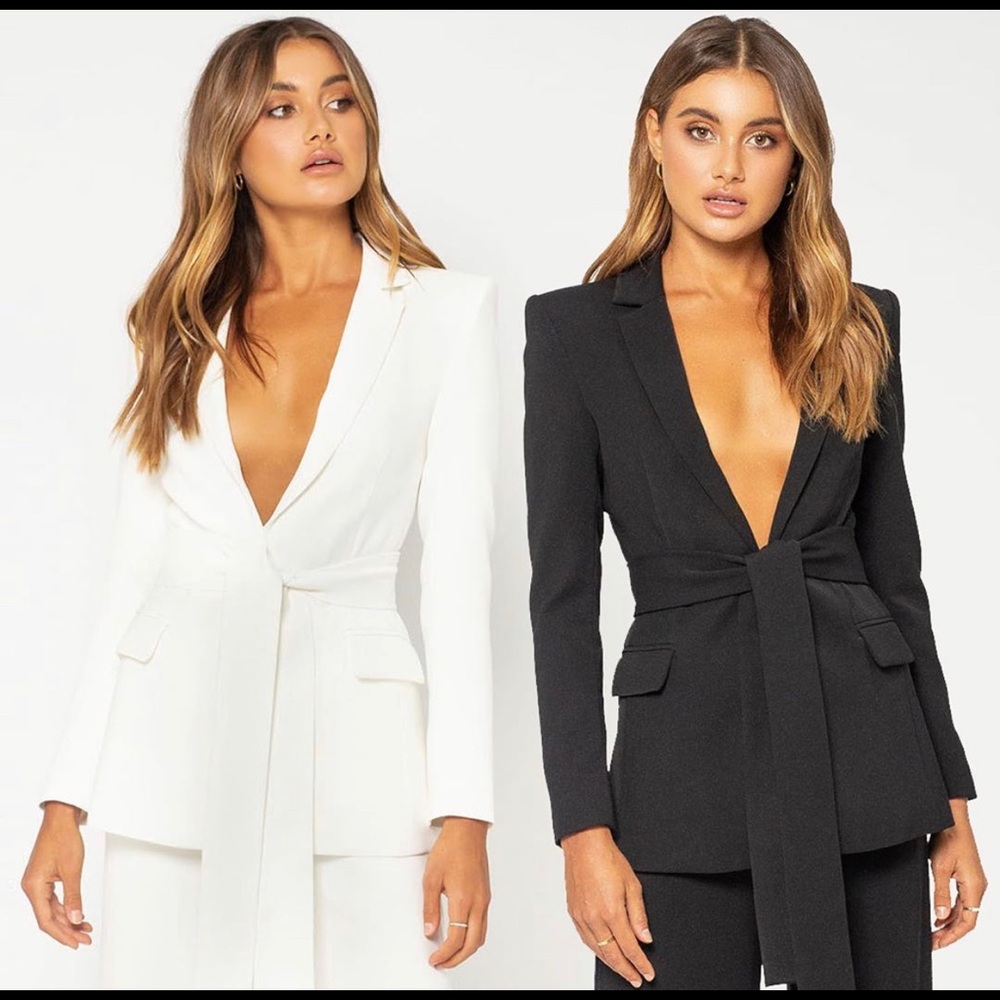 Zara belted blazer+ pants bloggers favorite - Picture 9 of 16